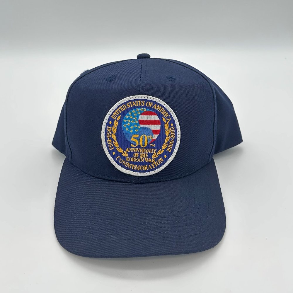 50th ANNIVERSARY OF THE KOREAN WAR Snapback Hat MADE IN USA